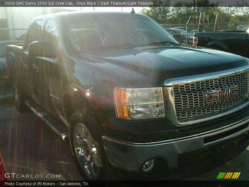 Onyx Black / Dark Titanium/Light Titanium 2009 GMC Sierra 1500 SLE Crew Cab