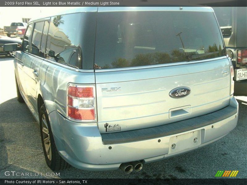 Light Ice Blue Metallic / Medium Light Stone 2009 Ford Flex SEL