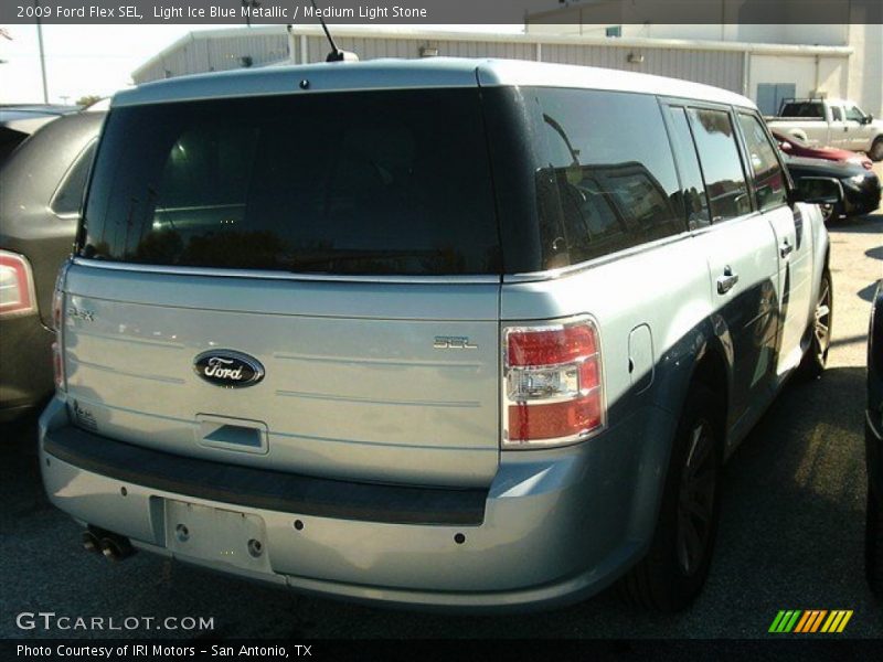 Light Ice Blue Metallic / Medium Light Stone 2009 Ford Flex SEL
