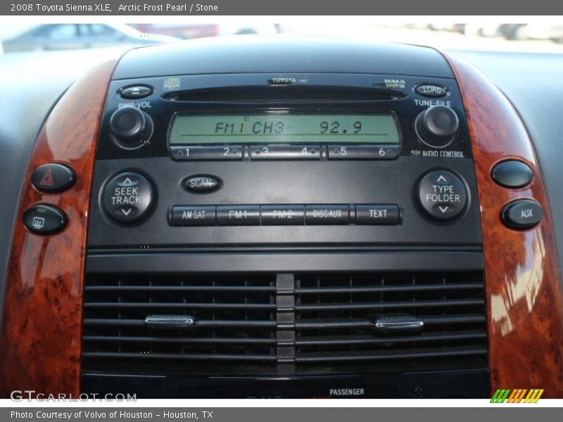 Arctic Frost Pearl / Stone 2008 Toyota Sienna XLE