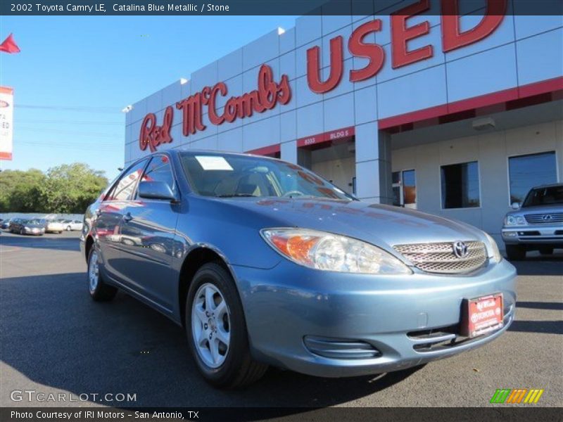 Catalina Blue Metallic / Stone 2002 Toyota Camry LE