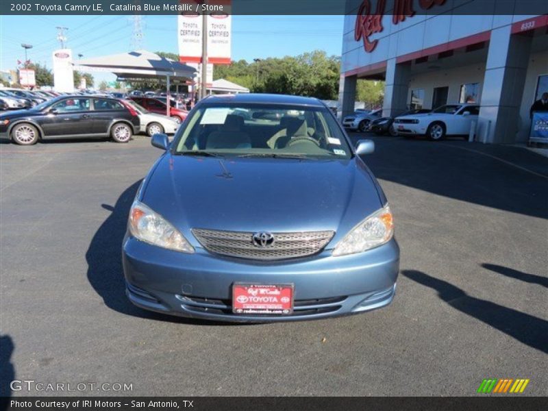 Catalina Blue Metallic / Stone 2002 Toyota Camry LE