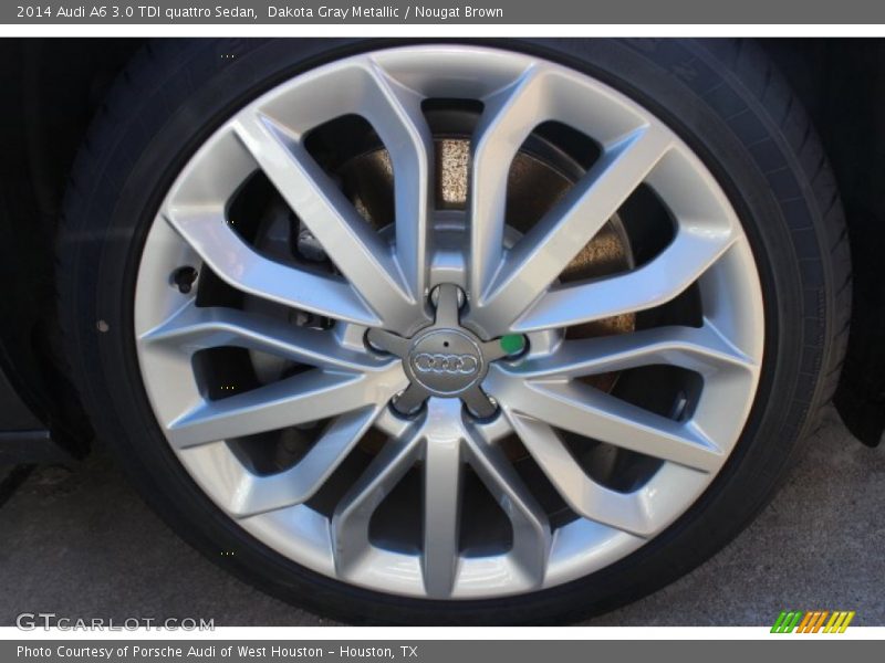 Dakota Gray Metallic / Nougat Brown 2014 Audi A6 3.0 TDI quattro Sedan