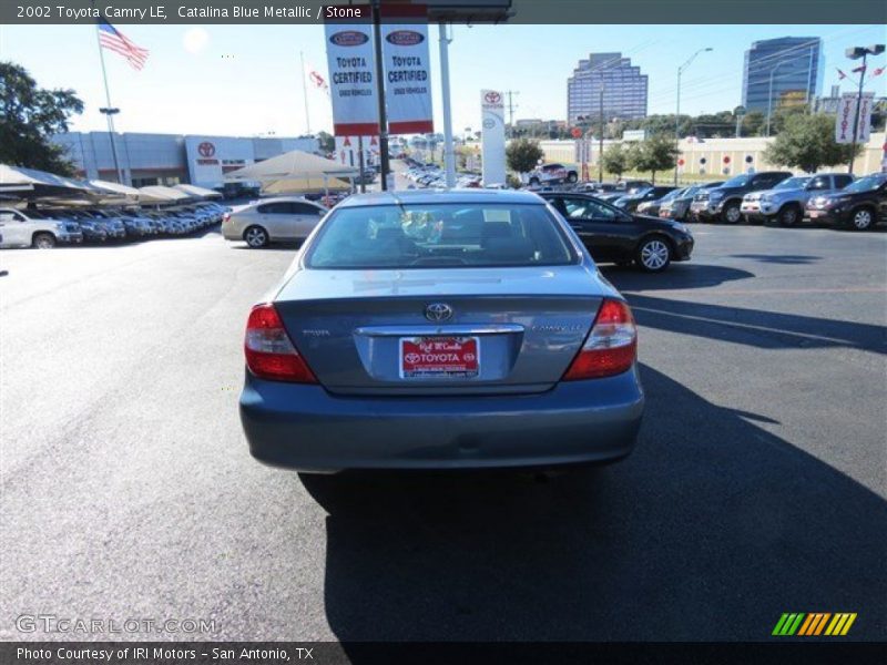 Catalina Blue Metallic / Stone 2002 Toyota Camry LE