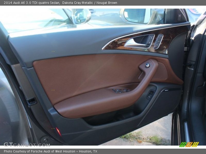Dakota Gray Metallic / Nougat Brown 2014 Audi A6 3.0 TDI quattro Sedan