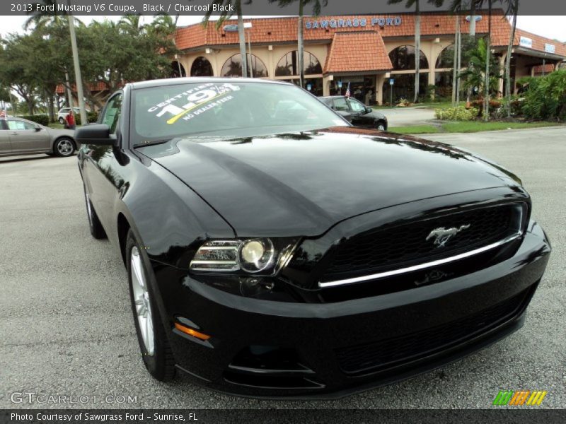 Black / Charcoal Black 2013 Ford Mustang V6 Coupe
