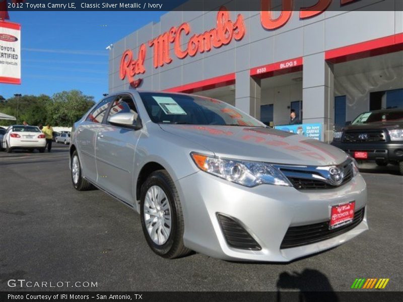 Classic Silver Metallic / Ivory 2012 Toyota Camry LE