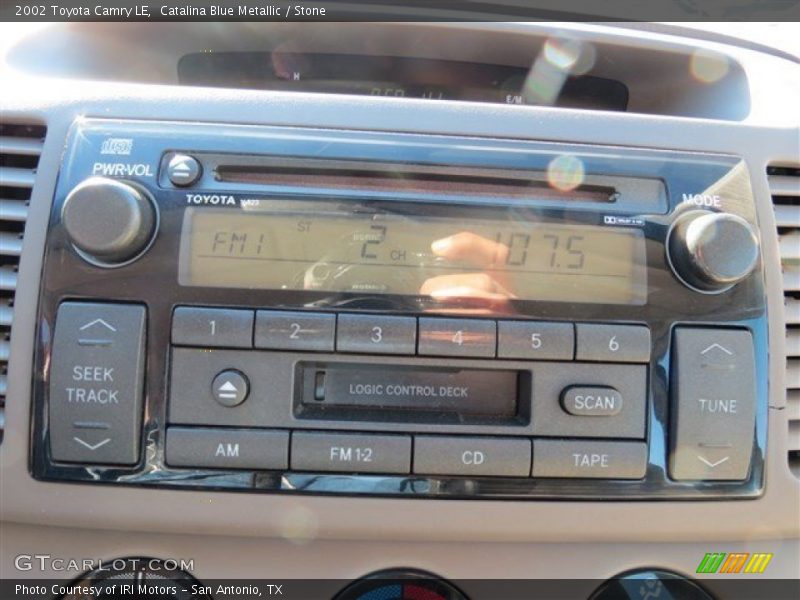 Catalina Blue Metallic / Stone 2002 Toyota Camry LE