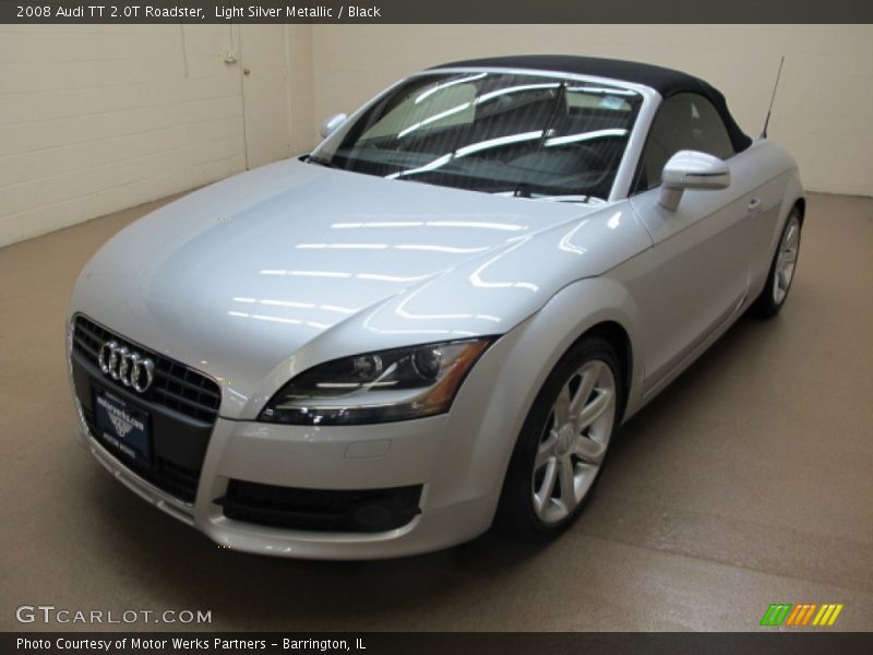 Light Silver Metallic / Black 2008 Audi TT 2.0T Roadster