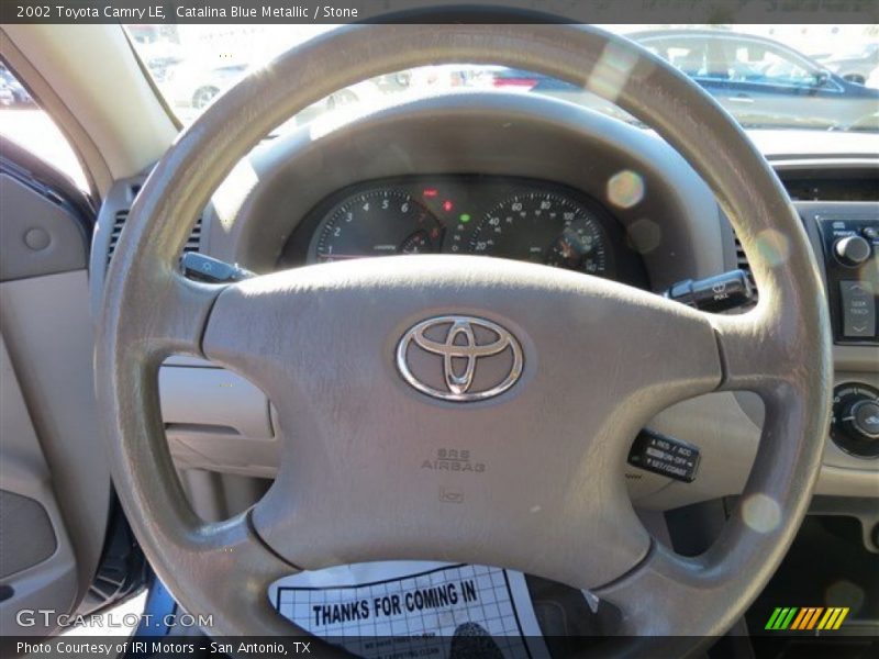Catalina Blue Metallic / Stone 2002 Toyota Camry LE