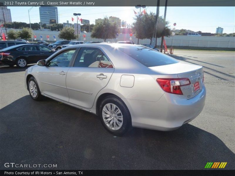 Classic Silver Metallic / Ivory 2012 Toyota Camry LE