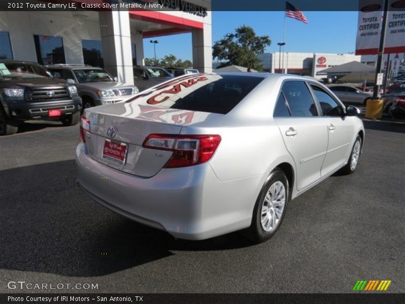 Classic Silver Metallic / Ivory 2012 Toyota Camry LE