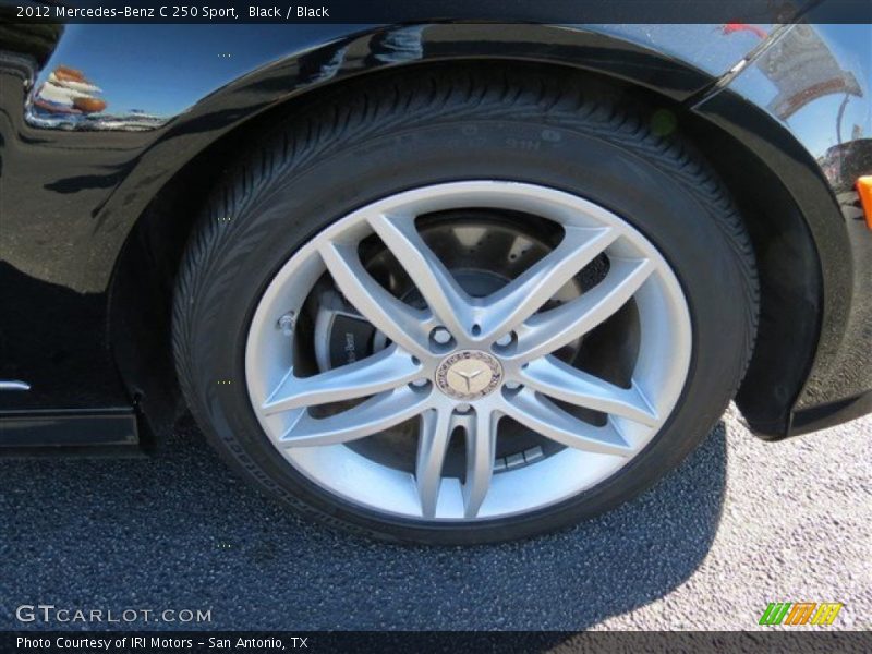 Black / Black 2012 Mercedes-Benz C 250 Sport