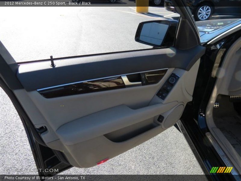 Black / Black 2012 Mercedes-Benz C 250 Sport