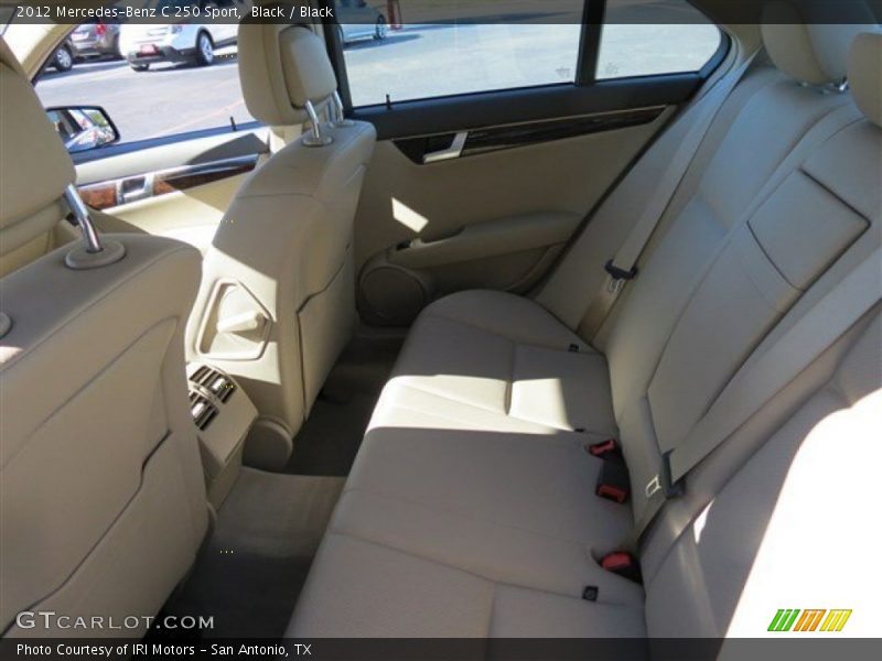 Black / Black 2012 Mercedes-Benz C 250 Sport