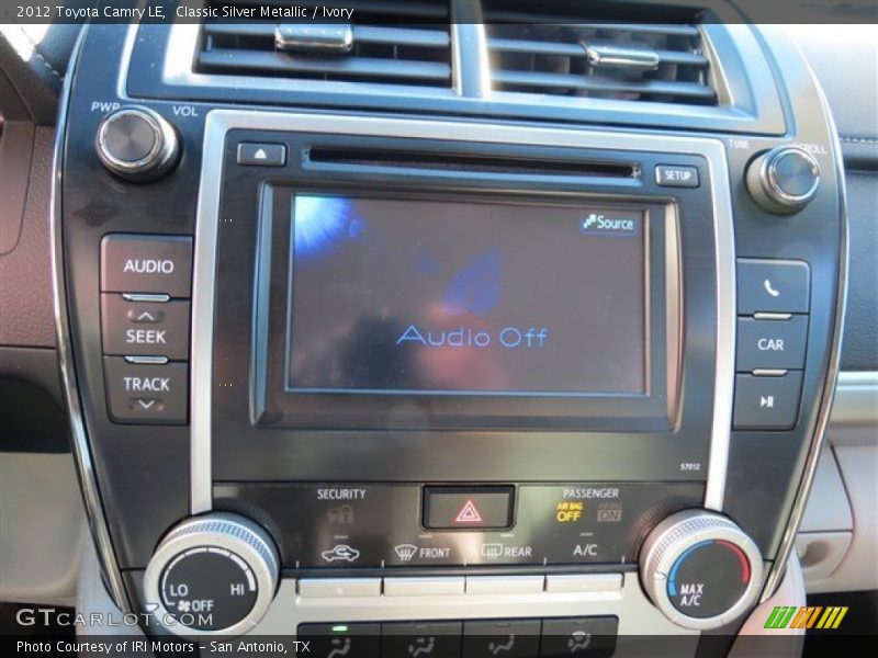 Classic Silver Metallic / Ivory 2012 Toyota Camry LE