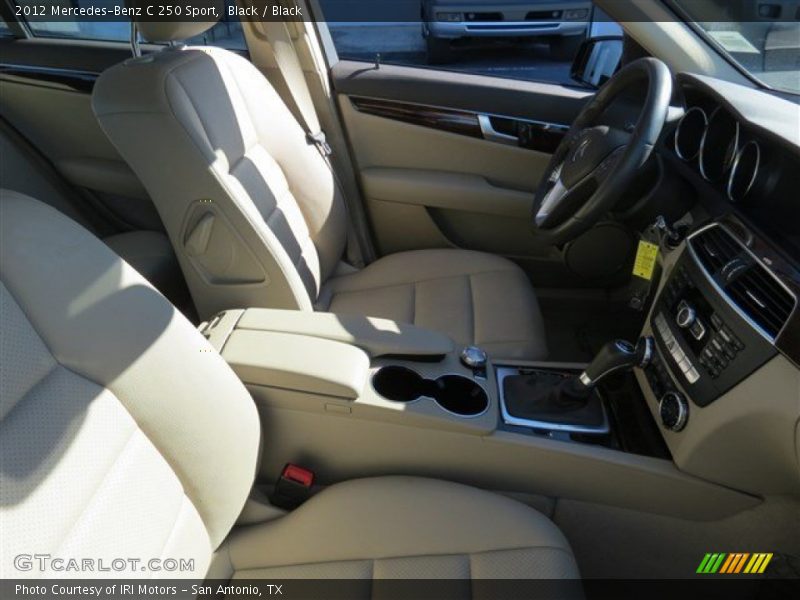 Black / Black 2012 Mercedes-Benz C 250 Sport