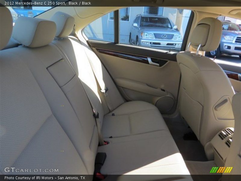 Black / Black 2012 Mercedes-Benz C 250 Sport