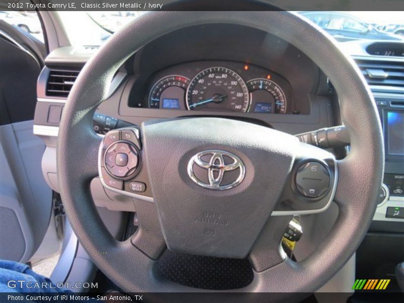 Classic Silver Metallic / Ivory 2012 Toyota Camry LE