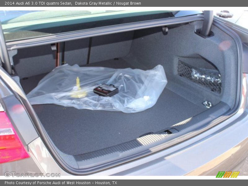 Dakota Gray Metallic / Nougat Brown 2014 Audi A6 3.0 TDI quattro Sedan