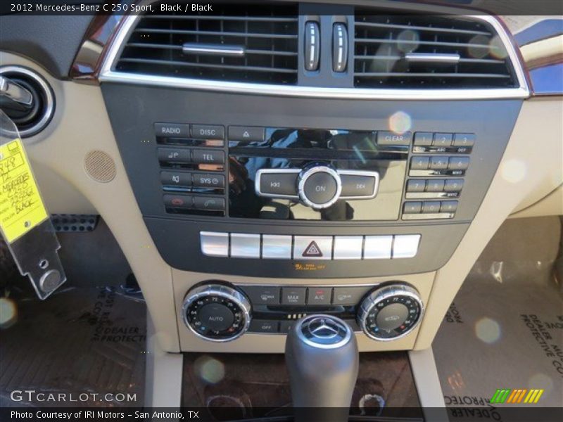 Black / Black 2012 Mercedes-Benz C 250 Sport