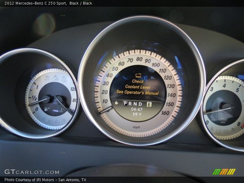 Black / Black 2012 Mercedes-Benz C 250 Sport