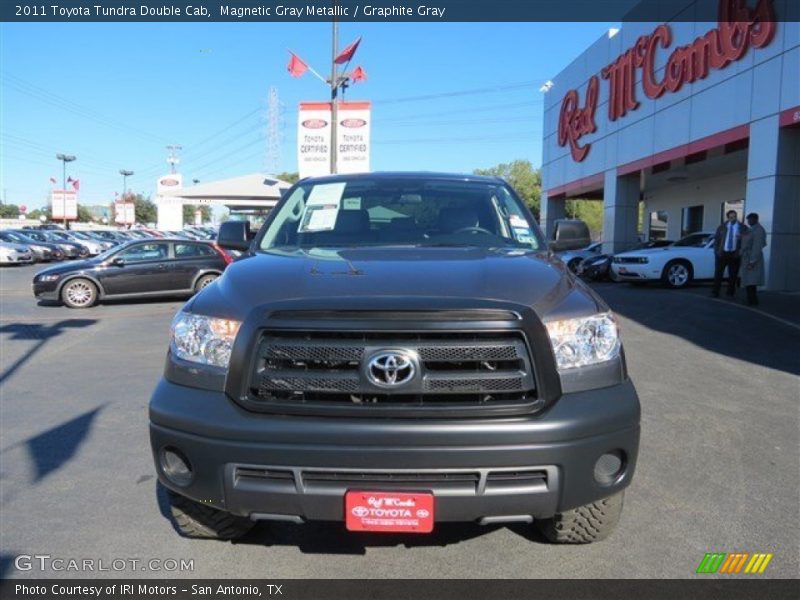 Magnetic Gray Metallic / Graphite Gray 2011 Toyota Tundra Double Cab