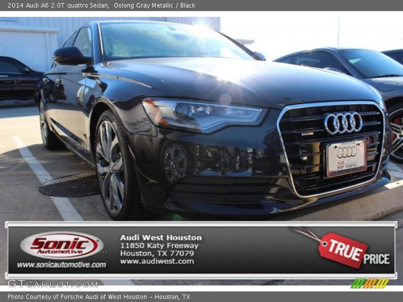 Oolong Gray Metallic / Black 2014 Audi A6 2.0T quattro Sedan