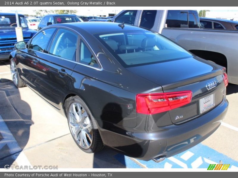Oolong Gray Metallic / Black 2014 Audi A6 2.0T quattro Sedan