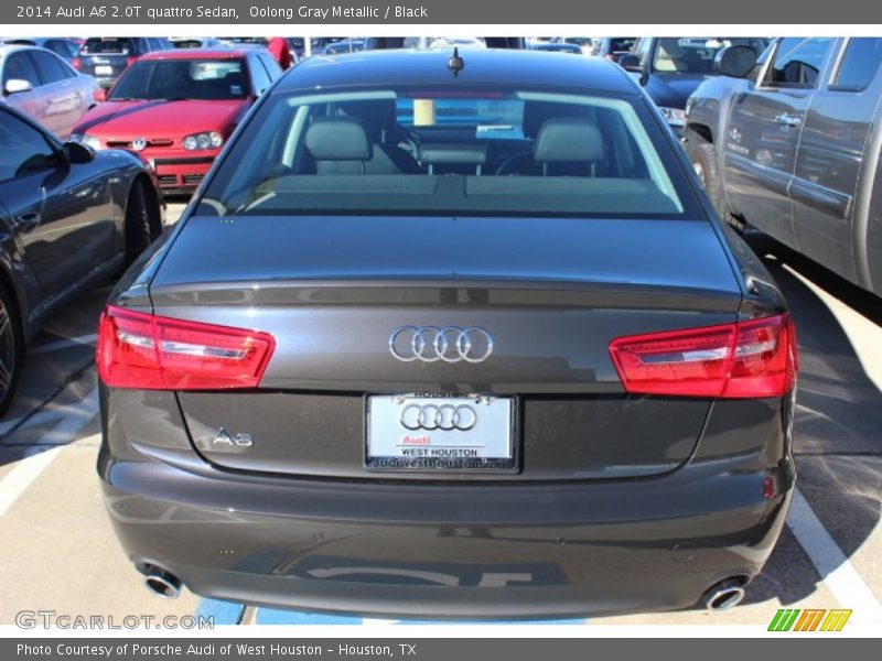 Oolong Gray Metallic / Black 2014 Audi A6 2.0T quattro Sedan