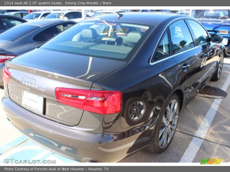 Oolong Gray Metallic / Black 2014 Audi A6 2.0T quattro Sedan