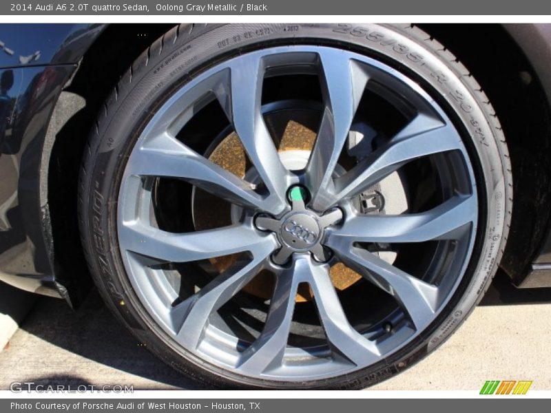 Oolong Gray Metallic / Black 2014 Audi A6 2.0T quattro Sedan