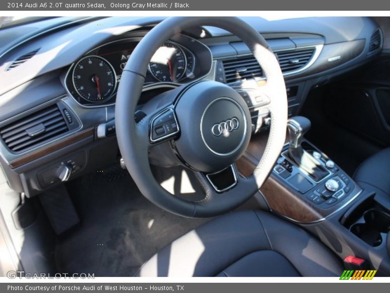 Oolong Gray Metallic / Black 2014 Audi A6 2.0T quattro Sedan