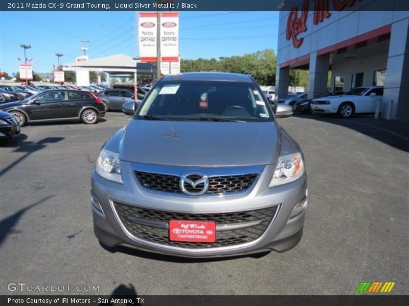 Liquid Silver Metallic / Black 2011 Mazda CX-9 Grand Touring