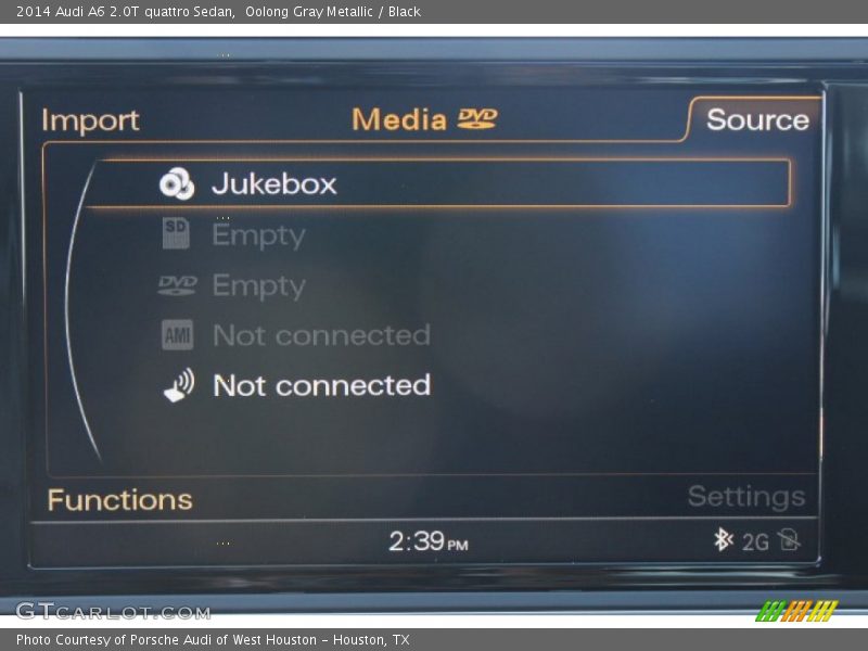 Oolong Gray Metallic / Black 2014 Audi A6 2.0T quattro Sedan