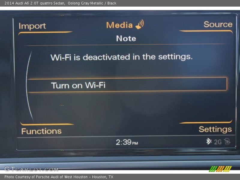 Oolong Gray Metallic / Black 2014 Audi A6 2.0T quattro Sedan