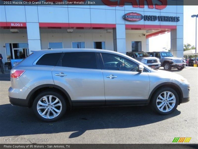 Liquid Silver Metallic / Black 2011 Mazda CX-9 Grand Touring