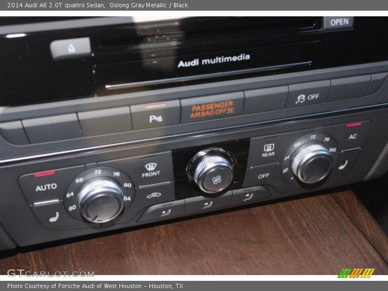 Oolong Gray Metallic / Black 2014 Audi A6 2.0T quattro Sedan