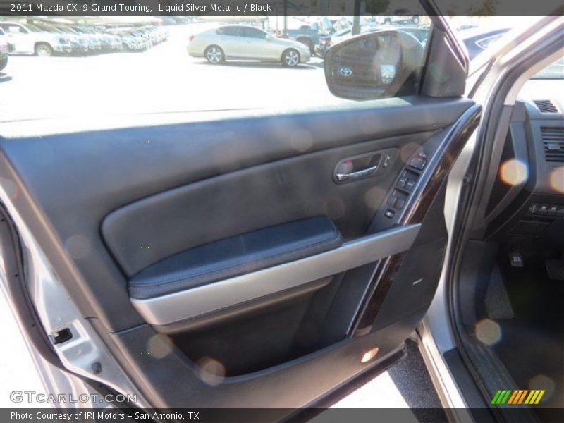 Liquid Silver Metallic / Black 2011 Mazda CX-9 Grand Touring