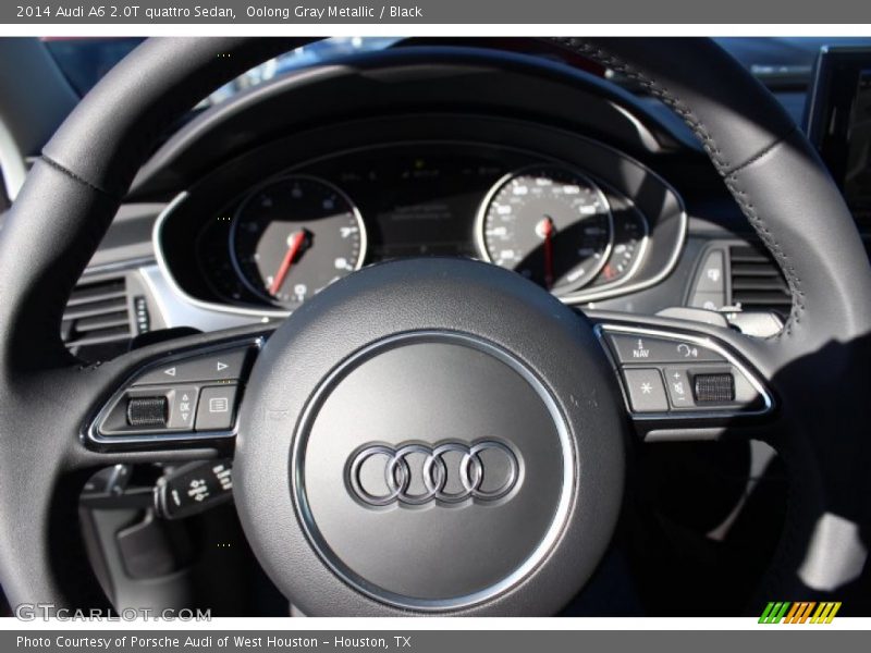Oolong Gray Metallic / Black 2014 Audi A6 2.0T quattro Sedan