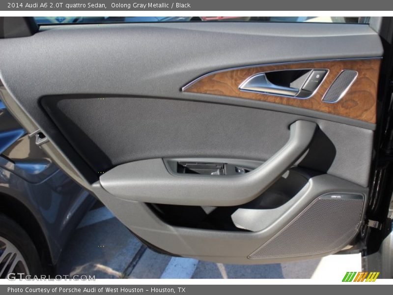 Oolong Gray Metallic / Black 2014 Audi A6 2.0T quattro Sedan