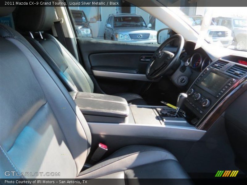 Liquid Silver Metallic / Black 2011 Mazda CX-9 Grand Touring