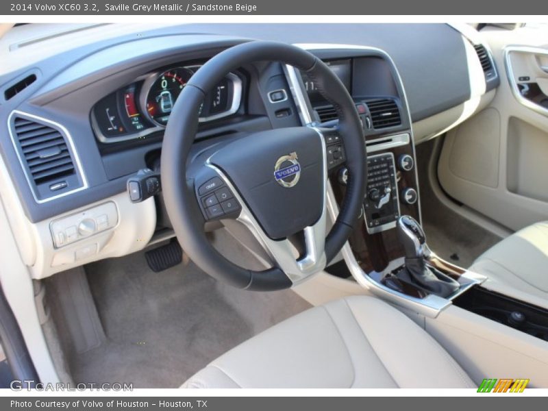 Saville Grey Metallic / Sandstone Beige 2014 Volvo XC60 3.2