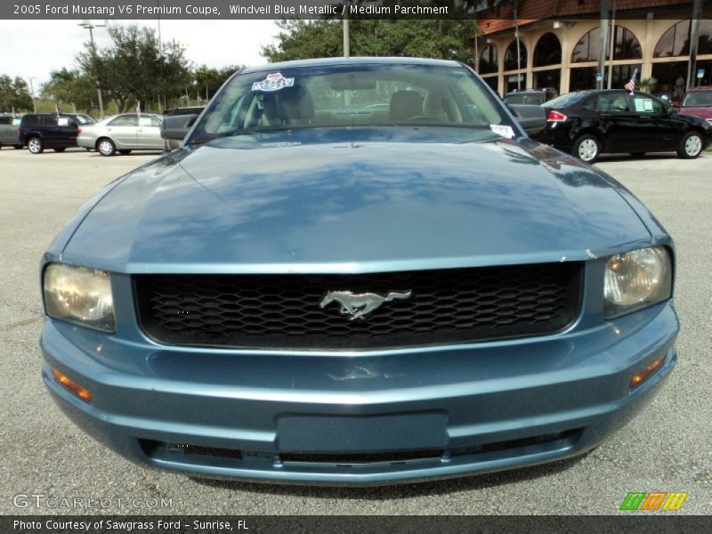 Windveil Blue Metallic / Medium Parchment 2005 Ford Mustang V6 Premium Coupe