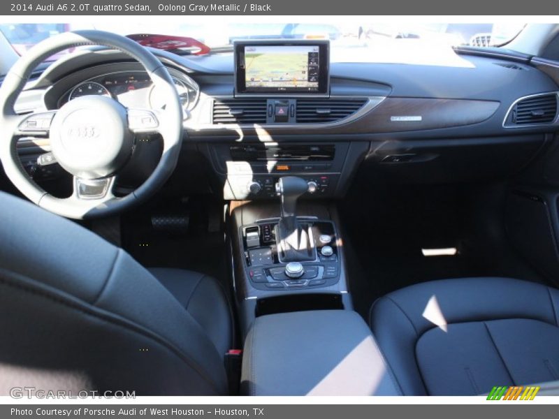 Oolong Gray Metallic / Black 2014 Audi A6 2.0T quattro Sedan