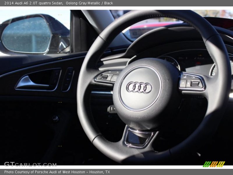 Oolong Gray Metallic / Black 2014 Audi A6 2.0T quattro Sedan