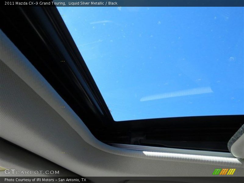 Liquid Silver Metallic / Black 2011 Mazda CX-9 Grand Touring