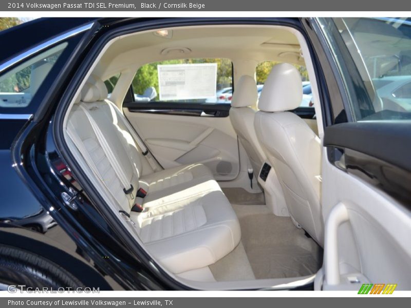 Black / Cornsilk Beige 2014 Volkswagen Passat TDI SEL Premium