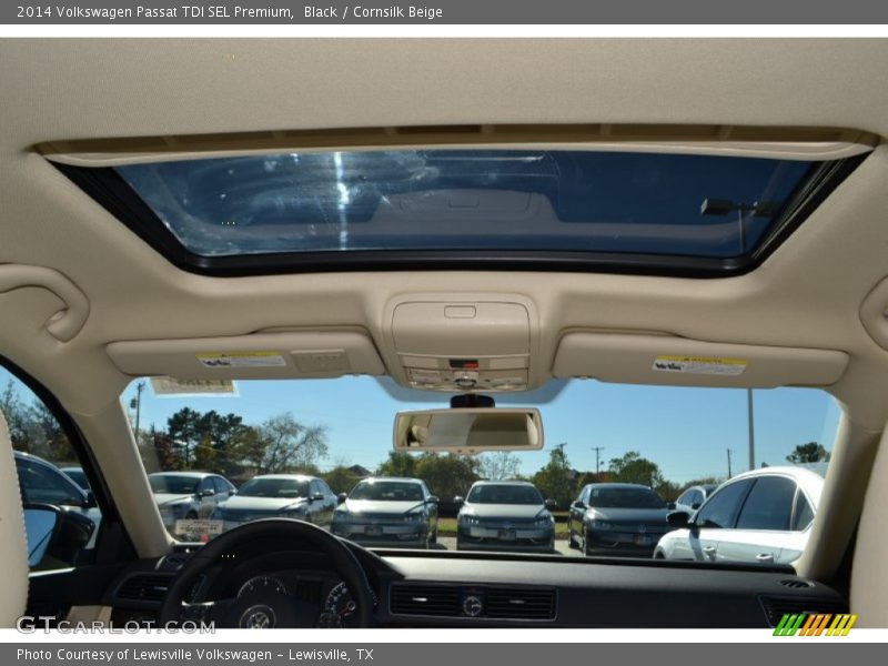 Black / Cornsilk Beige 2014 Volkswagen Passat TDI SEL Premium