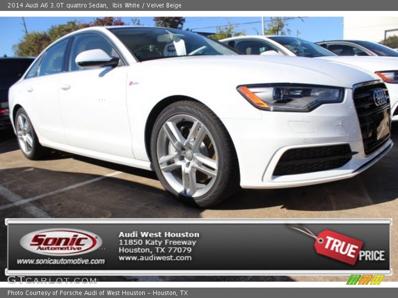 Ibis White / Velvet Beige 2014 Audi A6 3.0T quattro Sedan